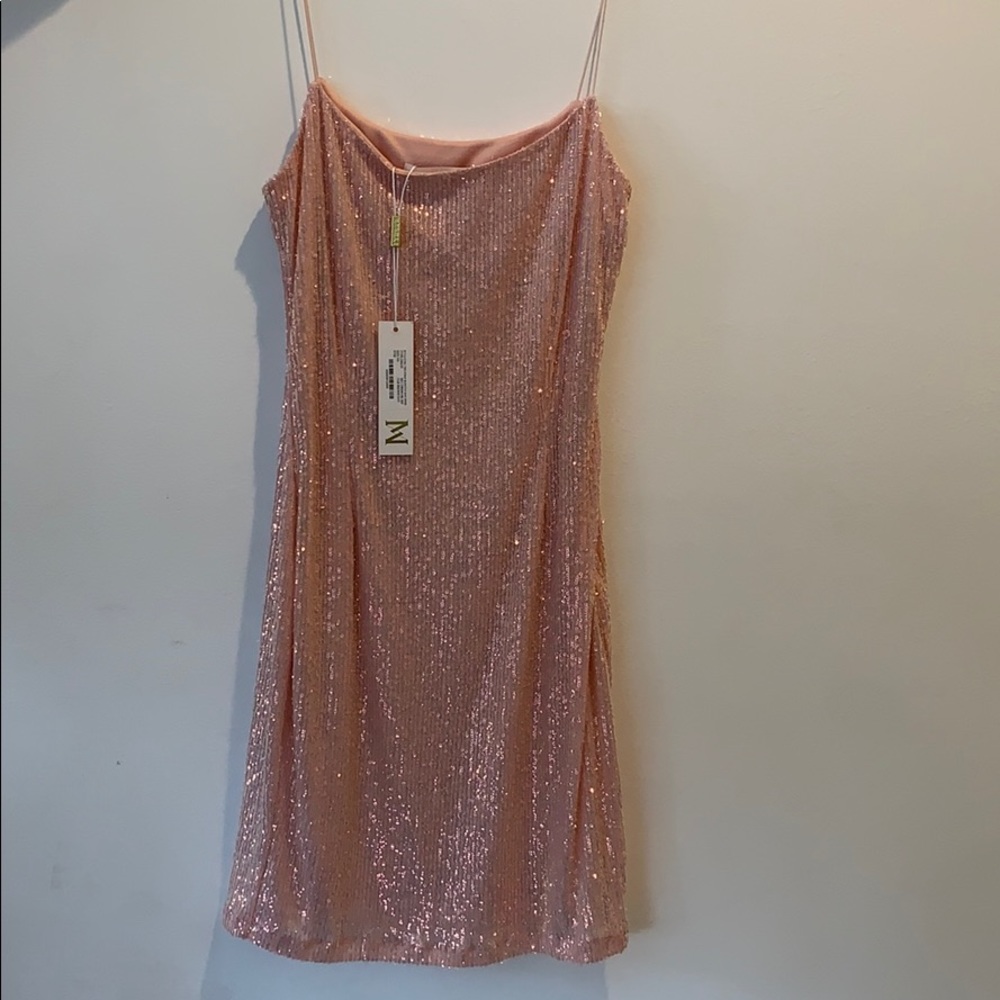 Thin strap mini dress 💕💞